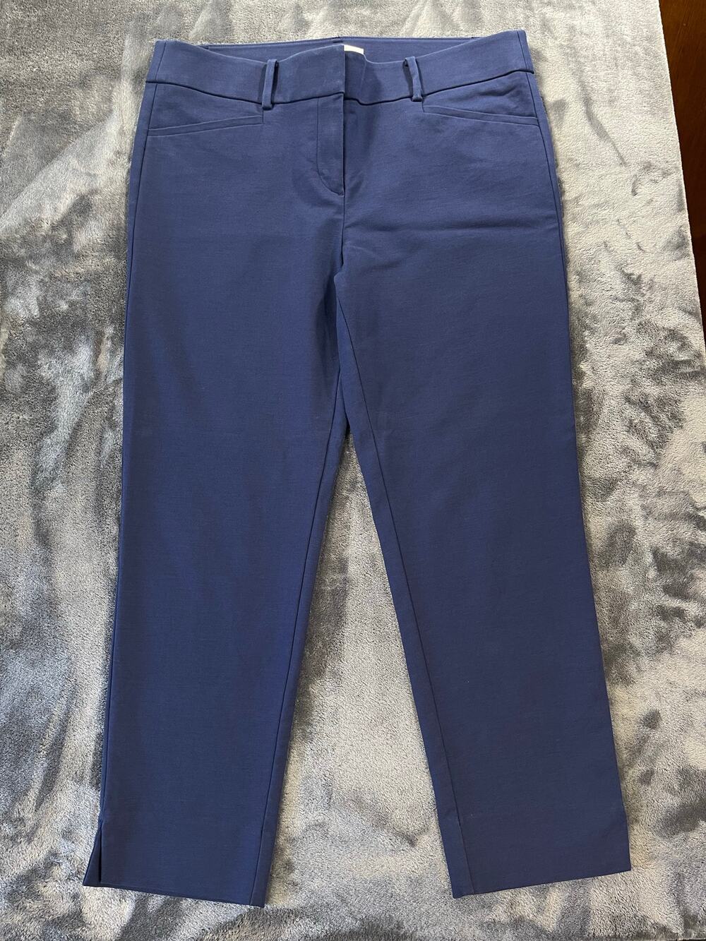 LOFT Womens Size 10 Navy Blue Marisa Fit Riviera Dress Pants Office Siren